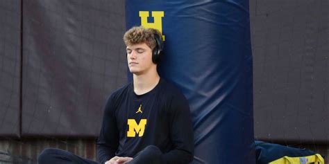 Who’s That Meditating Under the Goal Post? Michigan Quarterback J.J ...