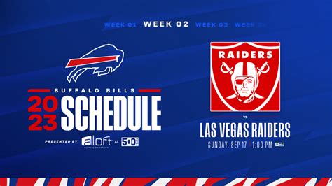 Buffalo Bills reveal official 2023 schedule