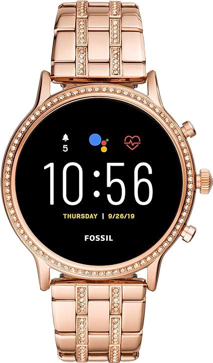 Buy Fossil Gen 5 (44mm, rose gold) Julianna Stainless Steel Touchscreen Women's Smartwatch with ...