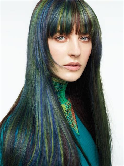 Peacock Hair Color Ideas and Looks