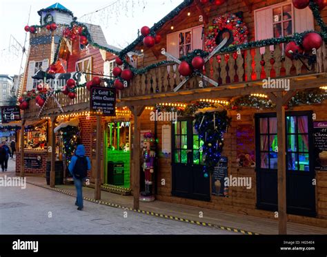 Christmas Market, Cardiff, City Centre, Cardiff, Wales, UK Stock Photo - Alamy