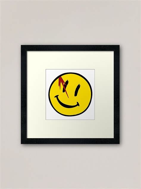 Watchmen Symbol Framed Art Print by Coccomedian | Framed art prints, Framed art, Framed prints