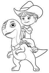 Disney Dino Ranch Coloring Pages Coloring Pages