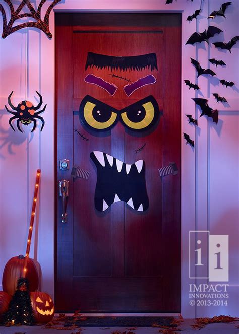 Halloween Door Decor- Our Monster Door Decor will attract all sorts of ...