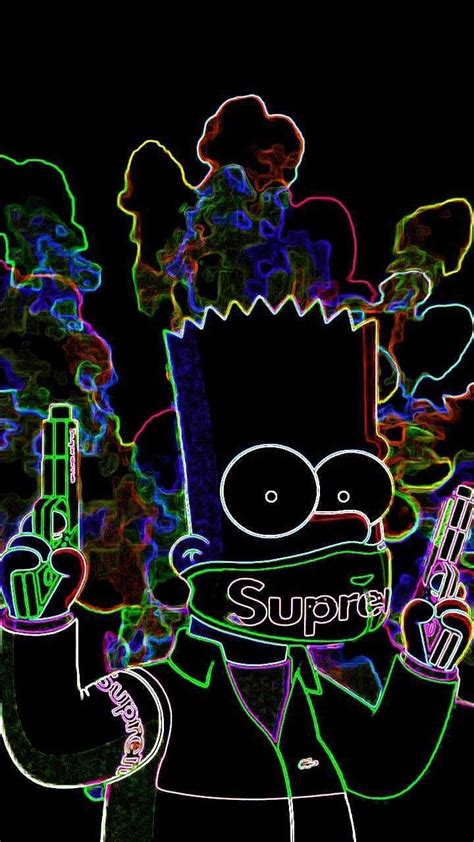 Bart Simpson Wallpaper Discover more Android, Background, Cartoon ...