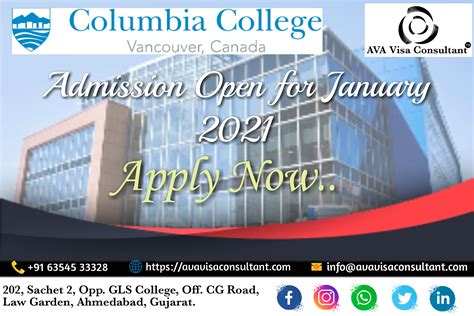 Study in Columbia College, Vancouver | AVA Visa Consultant