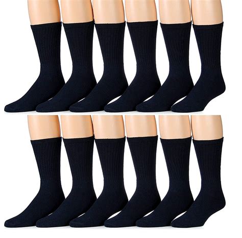 Yacht & Smith - 6 Pair Of excell Ladies Navy Diabetic Neuropathy Socks, Sock Size 9-11 - Walmart.com