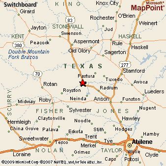 Hamlin, Texas Area Map & More