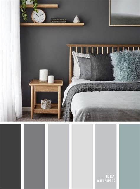 11 gorgeous bedrooms in shades of gray with gray color schemes #grey #bedroom # ...#bedroo ...