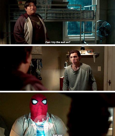 In the trailer it made me laugh so hard Ned is amazing 100 DAYS until spiderman homecoming ...