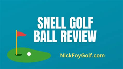 Snell MTB Black Golf Ball Review - Nick Foy Golf