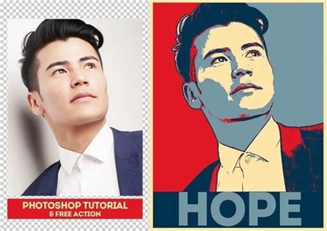 (FREE) Obama Hope Poster Generator | TUTORIAL & PS ACTION - Photoshop ...