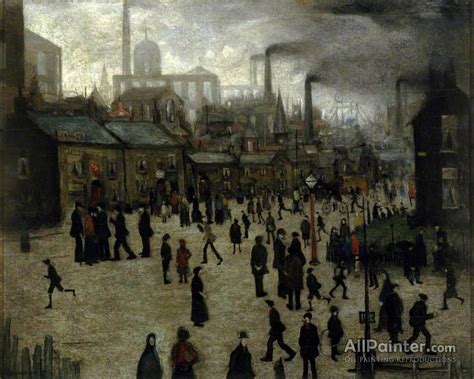 Laurence Lowry A Manufacturing Town Oil Painting Reproductions for sale | AllPainter Online Gallery