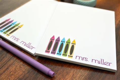 Personalized Teacher Notepads / Personalized Notebook