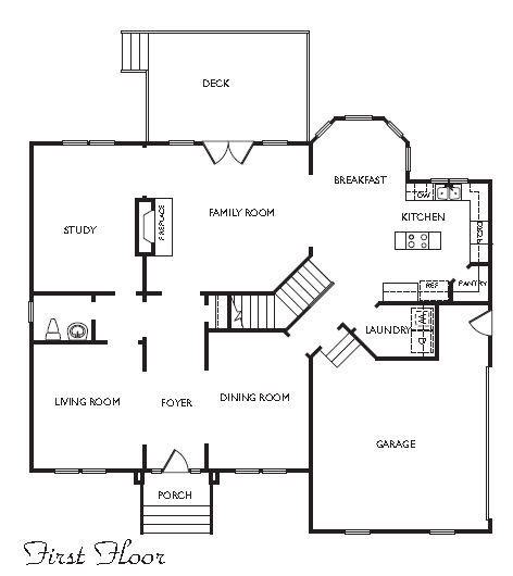 Westminster Abbey Floorplan | Virginia Beach | LR Hill Custom Builders