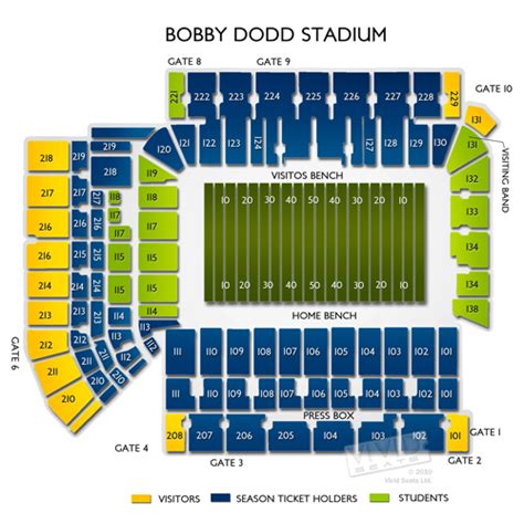 Bobby Dodd Stadium Seating Chart | Vivid Seats