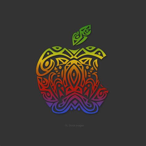 Colored Apple Logo - LogoDix