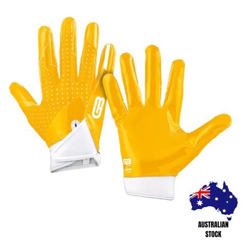 Grip Boost Yellow Solid Colour Football Gloves | Gridiron Gloves