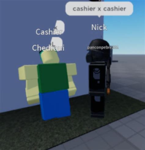 Cashier x Cashier (My Old Screenshot) | Roblox cringe, Roblox memes, Roblox animation