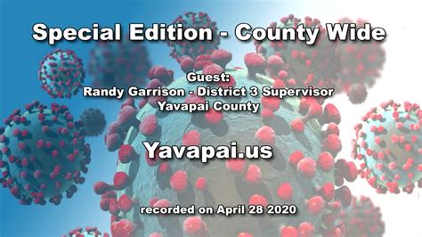 County Wide – Yavapai County District 3 Supervisor Randy Garrison ...