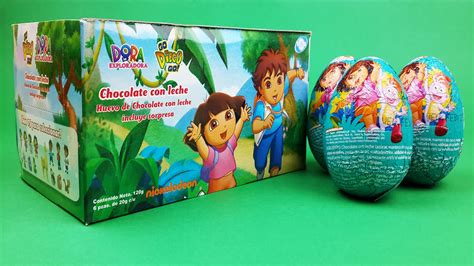 Dora The Explorer Surprise Eggs Unboxing - Surprise Eggs For Kids - YouTube