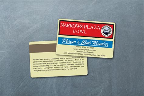 Narrows Plaza Bowl Player's Club Membership Cards