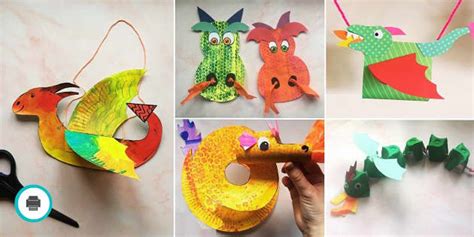 Dragon Craft Pack | Fantasy Crafts (teacher made) - Twinkl