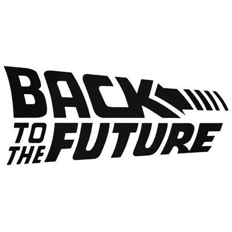 Back To The Future Vinyl Decal Sticker | Back to the future tattoo, Back to the future party