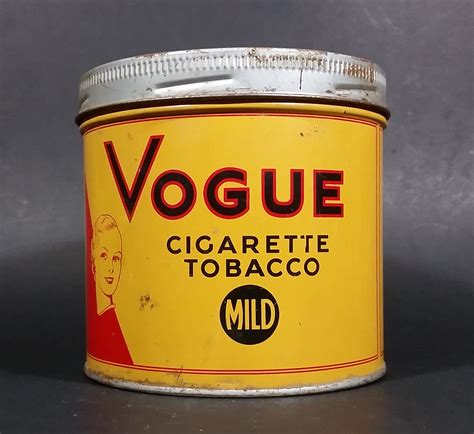 1960s Vogue Mild Cigarette Tobacco Tin w/ Lid https ...