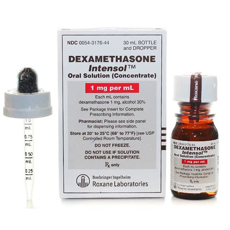 Hikma Dexamethasone Intensol Drops 30 mL Bottle, 1 mg/mL Oral Solution ...