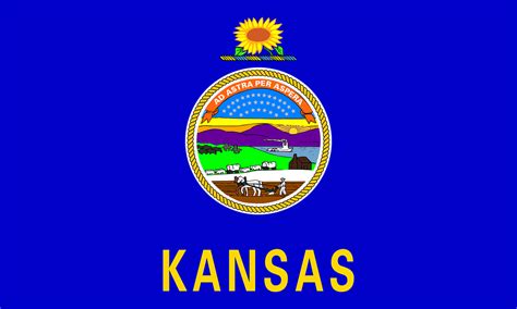 Download Kansas, Flag, State. Royalty-Free Vector Graphic - Pixabay