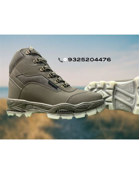 Coaster CTR OD-4 High ankle (Olive) Trekking shoes | Anti skid | Breathable – Ctr Shoe Shop