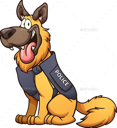 Police Dog | Police dogs, Dog clip art, Dog vector