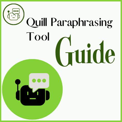 Quill Paraphrasing Tool Guide - Apps on Google Play