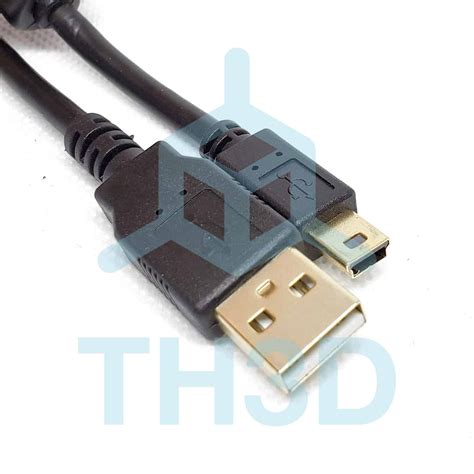 3 Foot MiniUSB Cable - 100% Copper - TH3D Studio LLC