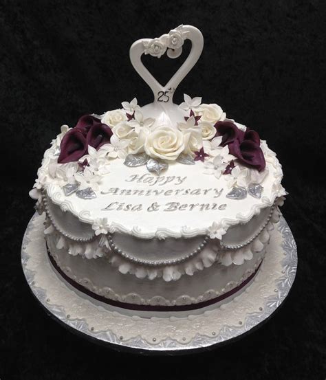 25th Anniversary Cake | cakes | Pinterest