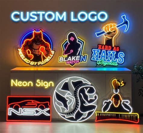 Neon Logo Sign Custom, Neon Sign, Custom Neon Sign Logo, Custom Logo ...