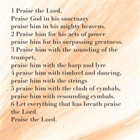 Psalm 150: Where, Why, How, Who, and When to Praise God? - LetterPile