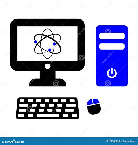 Laboratory computer icon stock illustration. Illustration of vector ...