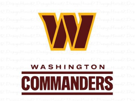 Washington Commanders Digital Design: Svg Png Pdf and Dxf - Etsy UK