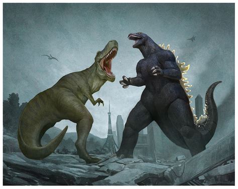 jurassic park vs godzilla | Godzilla, King kong, Kaiju