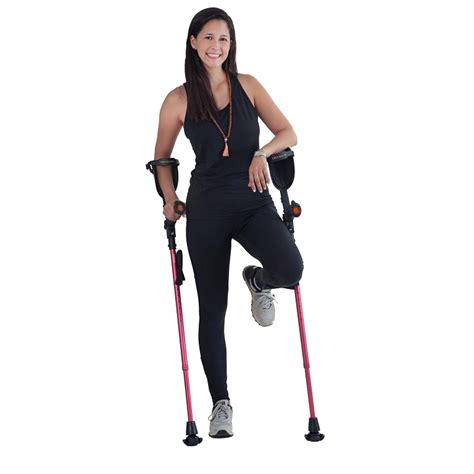 Ergobaum 6G Shock Absorber Adult Forearm Crutches : reduce pain, shock