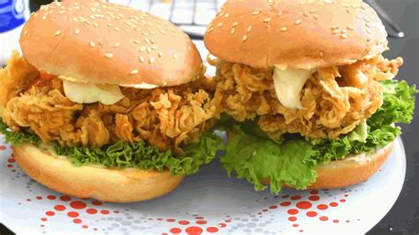 Recipe of zinger burger