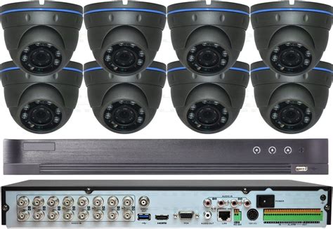 8MP 8 Camera Security System : (1) 1x 24 Channel Ultra 4K DVR + (1) 6TB HDD + (8) 8MP 2.8-12mm ...