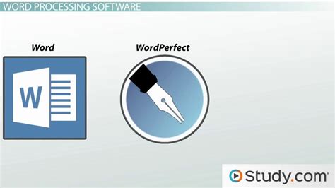 What Is Word Processing Software? - Definition, Types & Examples ...