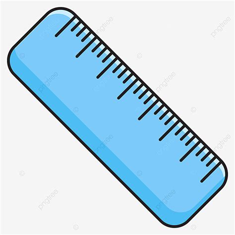 Cartoon Ruler Clipart Transparent PNG Hd, Ruler Vector Cartoon ...