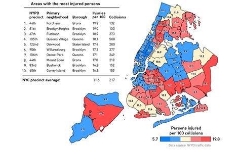 New York City Police Precincts Map - Hiking In Map