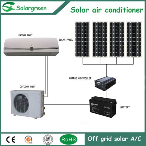 24000BTU Ce 48V DC Split Wall Mounted Solar Air Conditioner - Solar Air Conditioner and Solar ...