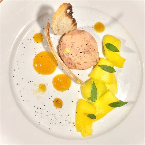 Foie gras, mangue vinaigrée et confiture - Recette vietnamienne