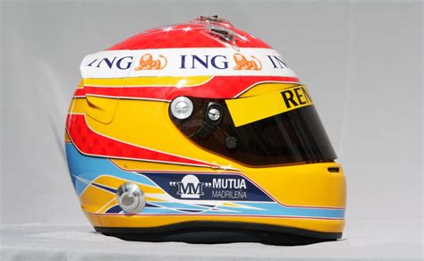 Helmet design of Fernando Alonso (Renault) from 2009 : r/f1helmet